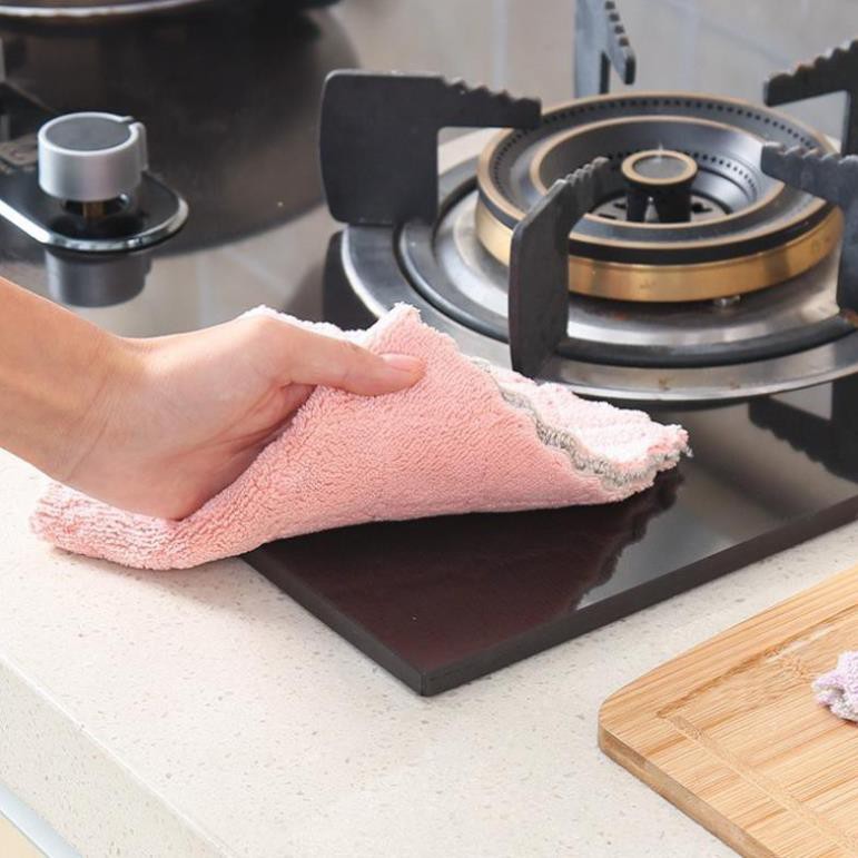 Sét 10 Khăn Lau đa năng 2 mặt thấm hút nước đa năng nhỏ gọn - Đồ dùng nhà bếp đa năng