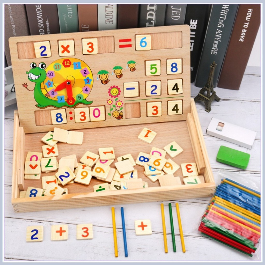 Đồ chơi giáo dục 100 số và que tính