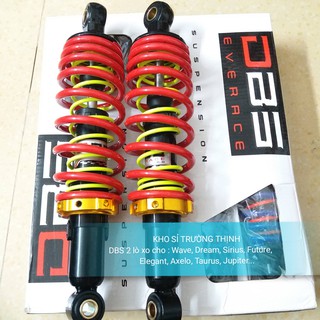 (XẢ KHO SỈ) Phuộc DBS 2 lò xo cho Dream, Wave, Future,  Sirius, Jupiter, Taurus, Elegant, Axelo...