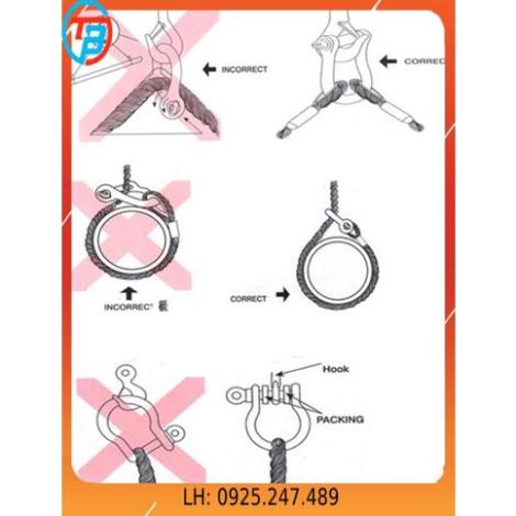 Ma Ní ( Mã Lý ) 8.5 Tấn - 9.5 Tấn - 12 Tấn - 17 Tấn cáp thép Thái Bình Vina