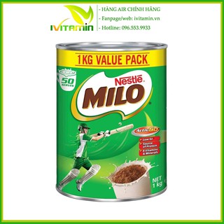 Sữa Milo nội địa Úc 1kg bữa phụ lý tưởng cho bé từ 2 tuổi