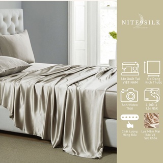 Chăn/mền lụa chần bông, vỏ chăn lụa mềm mại- nite9 silk