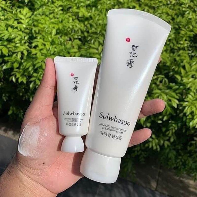 [30ml] Sữa rửa mặt bạch sâm Sulwhasoo làm trắng da mờ thâm nám.