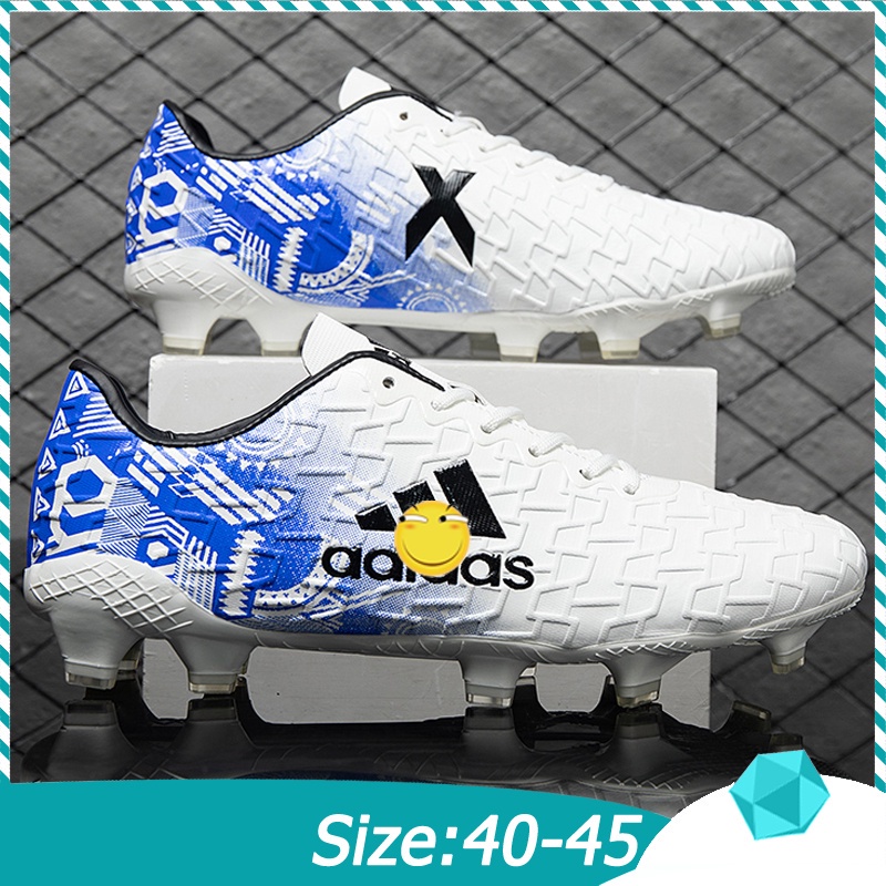Giày thể thao bóng đá Predator nam cổ cao thấp fg tf futsal giày đá banh giày bóng đá sân cỏ tự nhiên giay da bong sân tự nhiên sân cỏ nhân tạo đen trắng Size 40 45