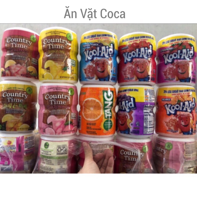 BỘT PHA NƯỚC TRÁI CÂY KOOL AID MỸ 538g