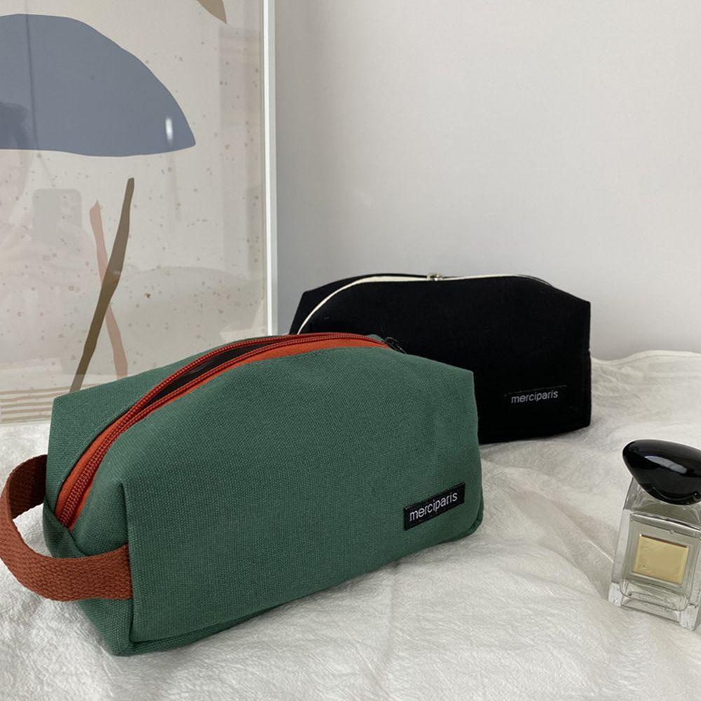 Túi Đựng Mỹ Phẩm Cỡ Lớn Có Khóa Kéo Tiện Dụng Khi Đi Du Lịch