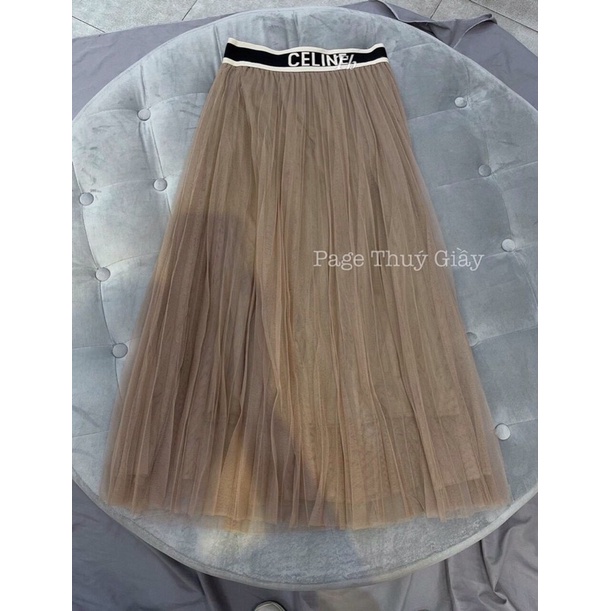 Chân váy xếp ly cạp chữ siêu sang