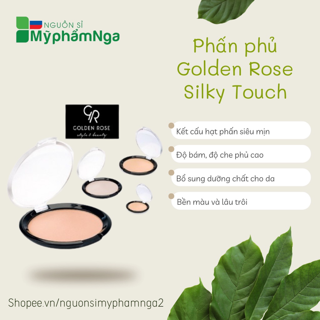 Phấn phủ Golden rose Silky touch compact powder