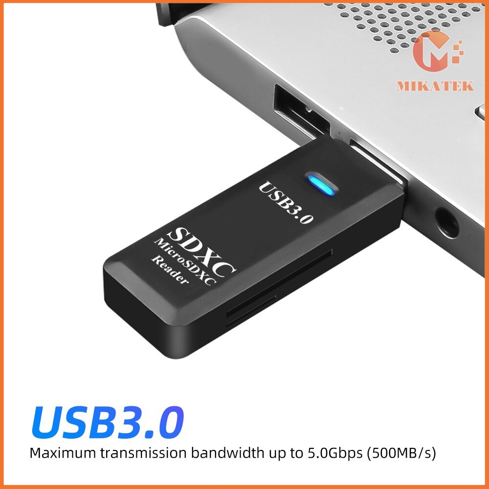 USB 3.0 Đa Năng Thông Minh Đầu Đọc Thẻ Nhớ Adapter Mini CardReader Cho Micro SD/TF Máy Tính Laptop