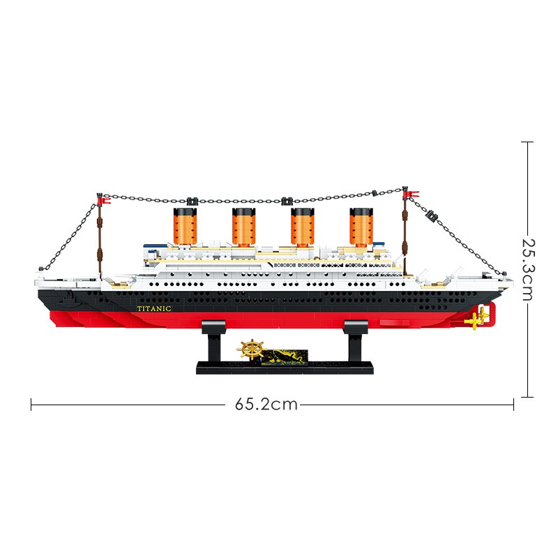 Bộ Mô hình Lắp Ráp Tàu TITANIC Lắp ghép QL0958 Đồ Chơi Xếp Hình Sáng Tạo