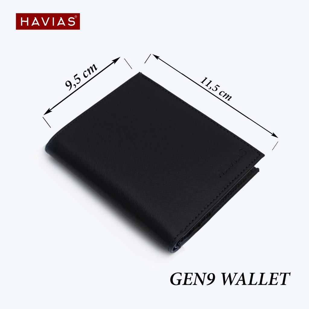 Ví đứng Gen9 HAVIAS Handcrafted Wallet HAVIAS Đen