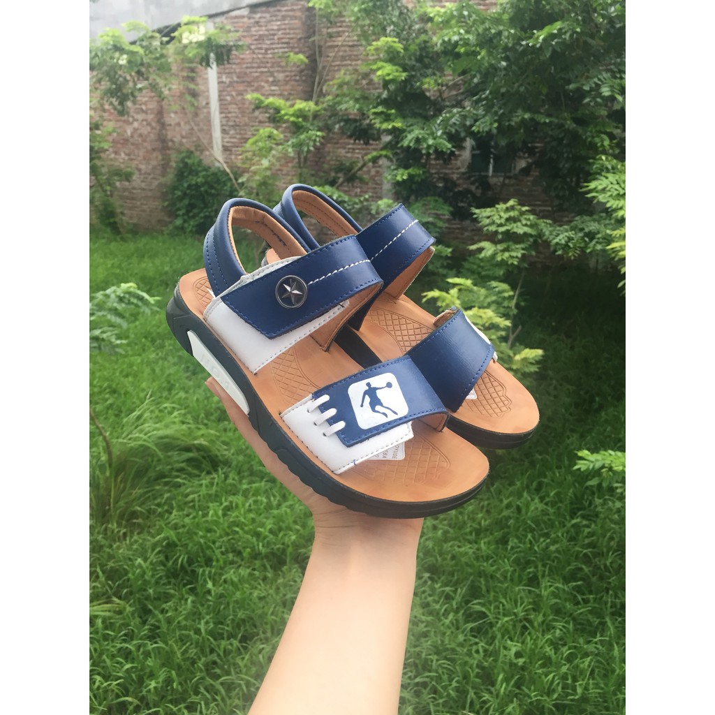 sandal Bé Trai Size 32-37 da mềm cao cấp