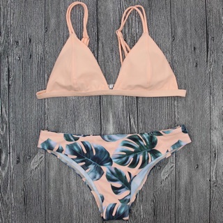 BN40 BIKINI HOT 2018 DÁNG TAM GIÁC HAI MẢNH SẼY CÓ BẢNG THÔNG SỐ EO KÈM THEO