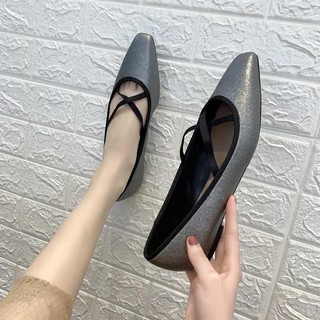 Giày búp bê nữ mũi nhọn hàn quốc
