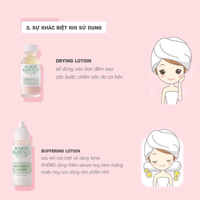 Chấm mụn lưu huỳnh mario badescu drying và buffering