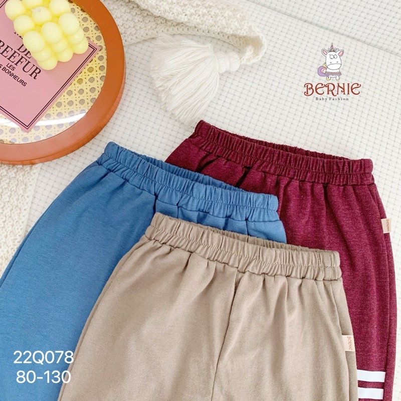 Set 3 quần jogger cotton bé trai