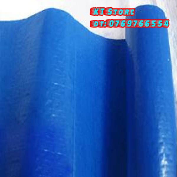 Bạt Nhựa Xanh Dương Đậm- Khổ 4 Mét