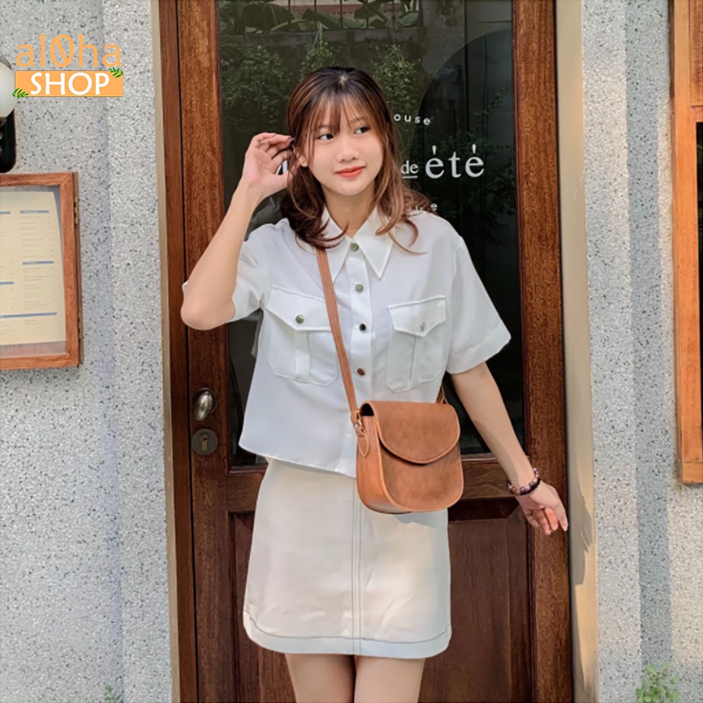 Túi đeo chéo, đeo vai nữ mini da cao cấp T0131 Basic chống thấm nước, bền bỉ phong cách thời trang Hàn
