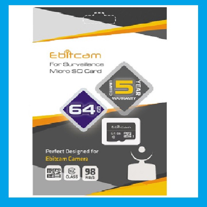 Thẻ nhớ Ebitcam 64GB Class 10