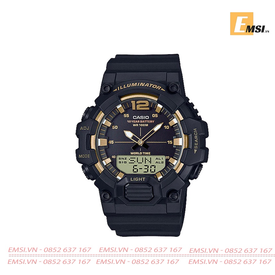 Đồng Hồ Nam Casio HDC-700-9AVDF - Điện Tử - Kính Nhựa - Size Mặt 48.7mm EMSI.VN