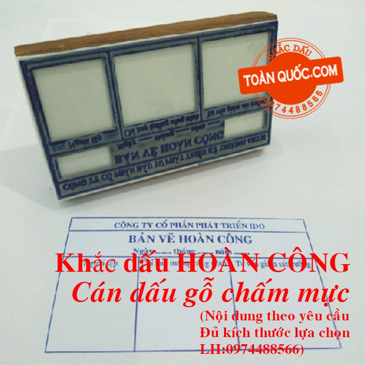 [ĐỦ KÍCH THƯỚC] [Sỉ &amp; Lẻ] Khắc dấu Hoàn Công Chấm Mực theo yêu cầu