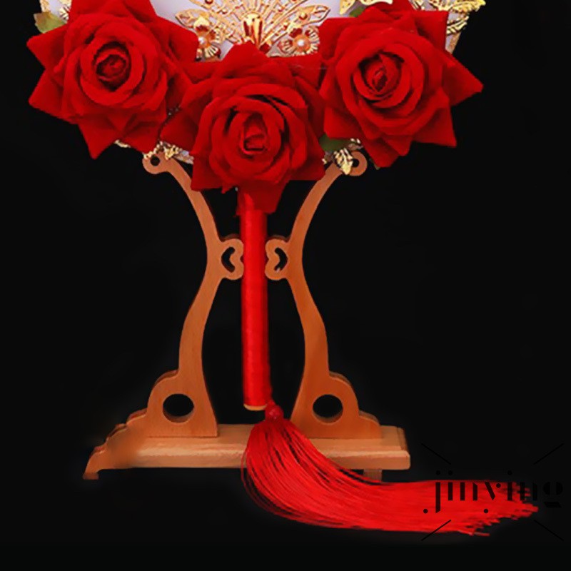 GETNOIVAS ❤Quạt Cầm Tay Phong Cách Trung Hoa Truyền Thống Trang Trí Đám Cưới