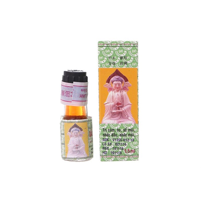 Dầu gió Phật Linh Trướng Sơn 1,5ml- 5ml