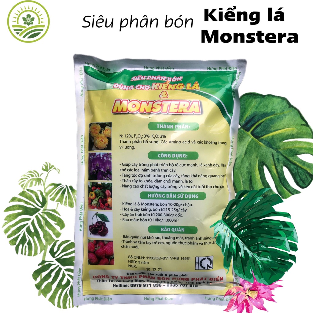 Siêu Phân Bón Dùng Cho Kiểng Lá & Monstera-700G