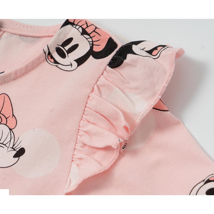 Váy dài tay họa tiết mickey hãng malwee dành cho bé