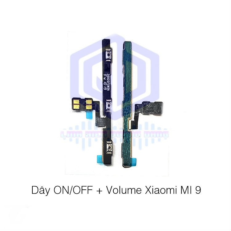 DÂY CÁP NÚT NGUỒN - ÂM LƯỢNG XIAOMI MI 9 ZIN