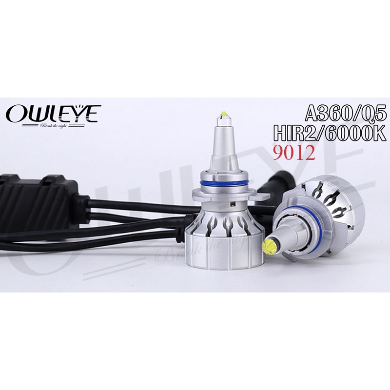 Đèn LED Ô Tô OWLEYE A360/Q5 Chân 9012 , Chuyên Dụng Cho Xe Có Bi Cầu