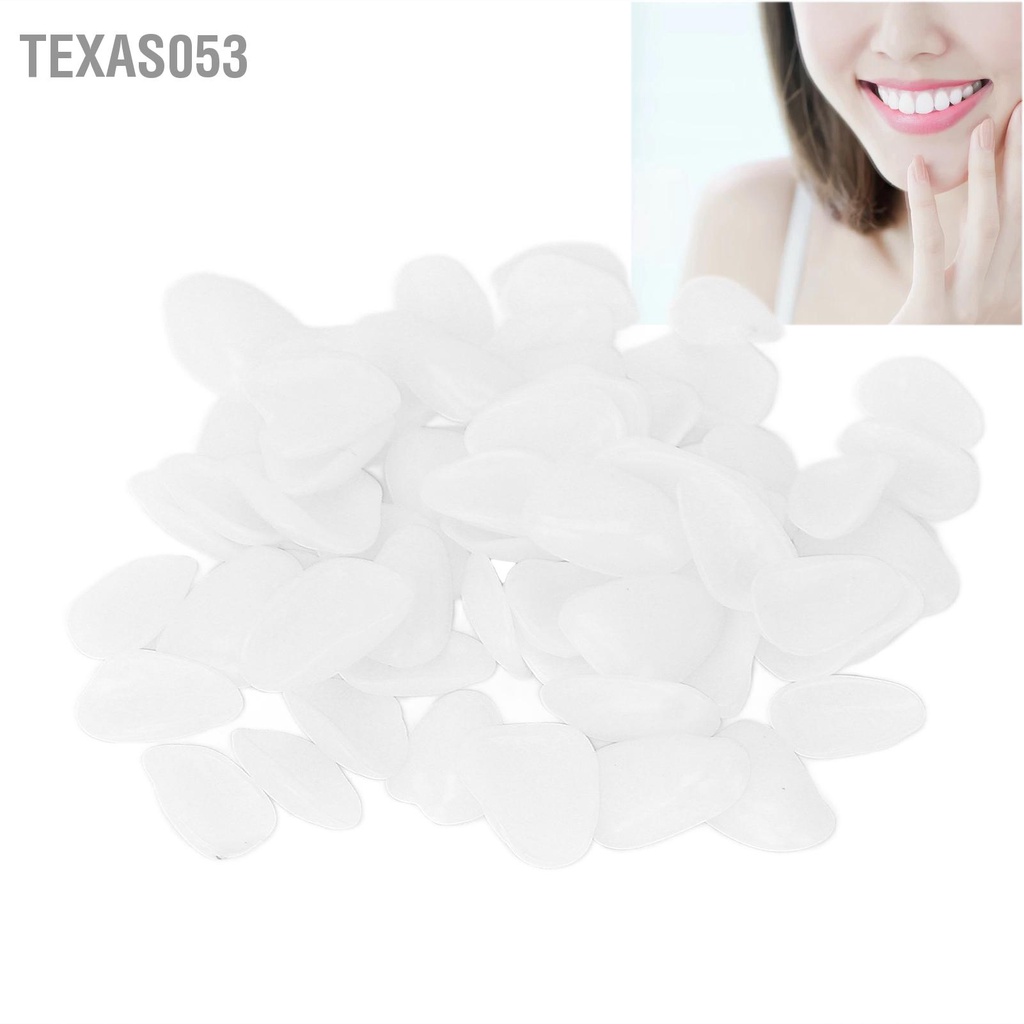 Texas053 50 cái Nha khoa Vương miện tạm thời Nhựa giả Răng Veneers Bộ sửa chữa răng