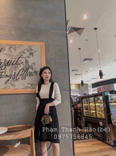 (Ảnh thật) Váy yếm len