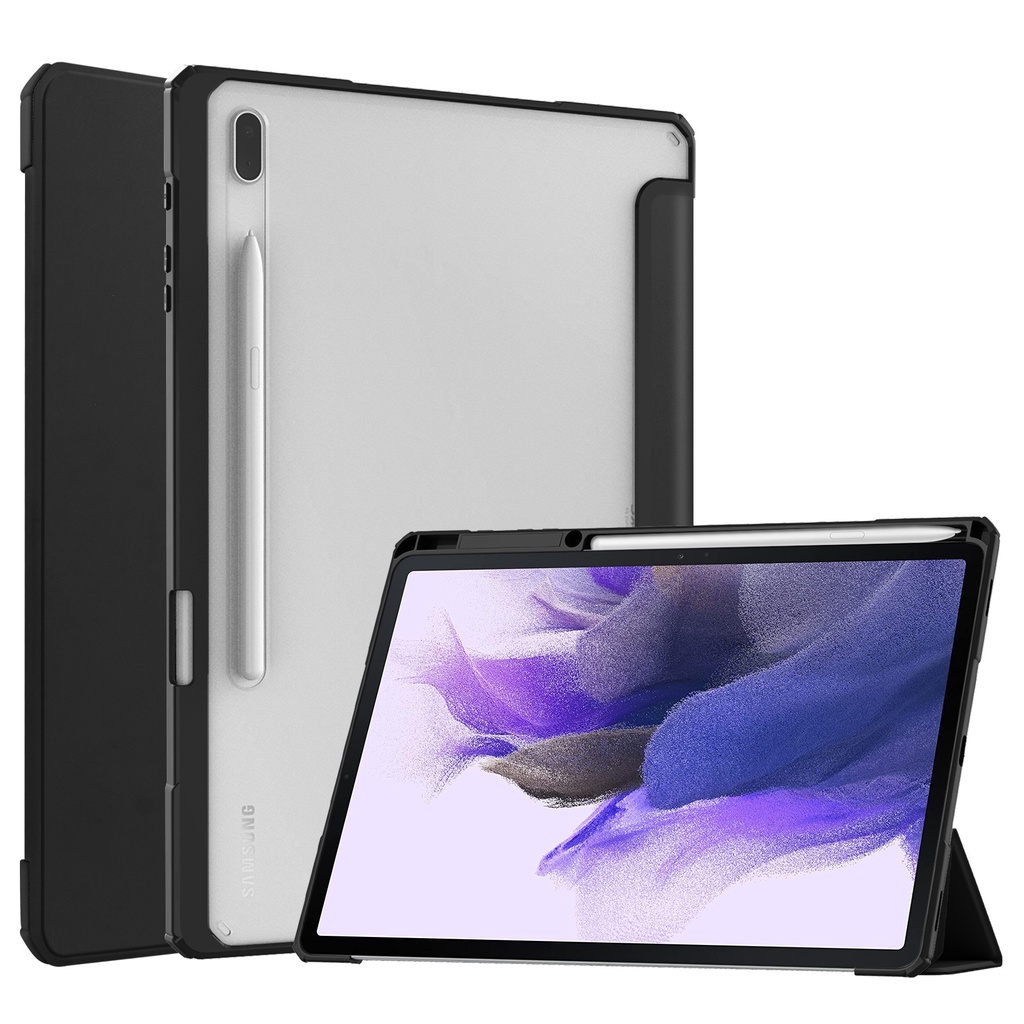 Bao Da Máy Tính Bảng Trong Suốt Cho Samsung Galaxy Tab S8 Plus 12.4&quot;SM-X800/X806 S7 Plus S7 FE