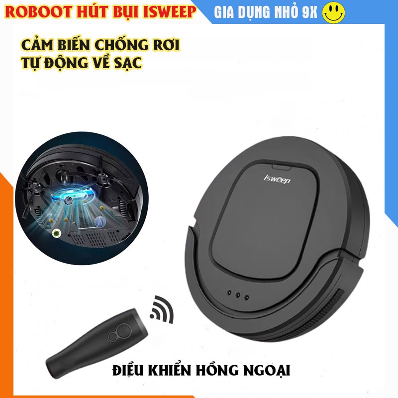 ✨BẢO HÀNH 1 NĂM✨Robot hút bụi ISWEEP - S320, ISWEEP - S550, tự động sạc pin, cảm biến chống rơi, lau, quét, hút bụi