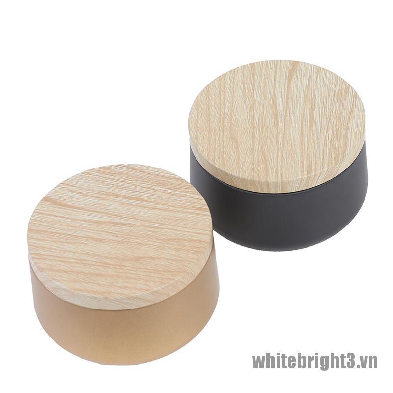 Hộp Đựng Nến / Mỹ Phẩm / Nến / Đồ Trang Điểm Có Nắp Gỗ