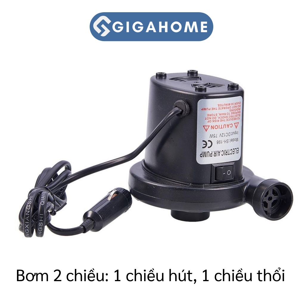 Bơm Điện Hút Chân Không Chiều Tiện Lợi GIGAHOME Bơm Phao Bể Bơi, Ghế Hơi 4361