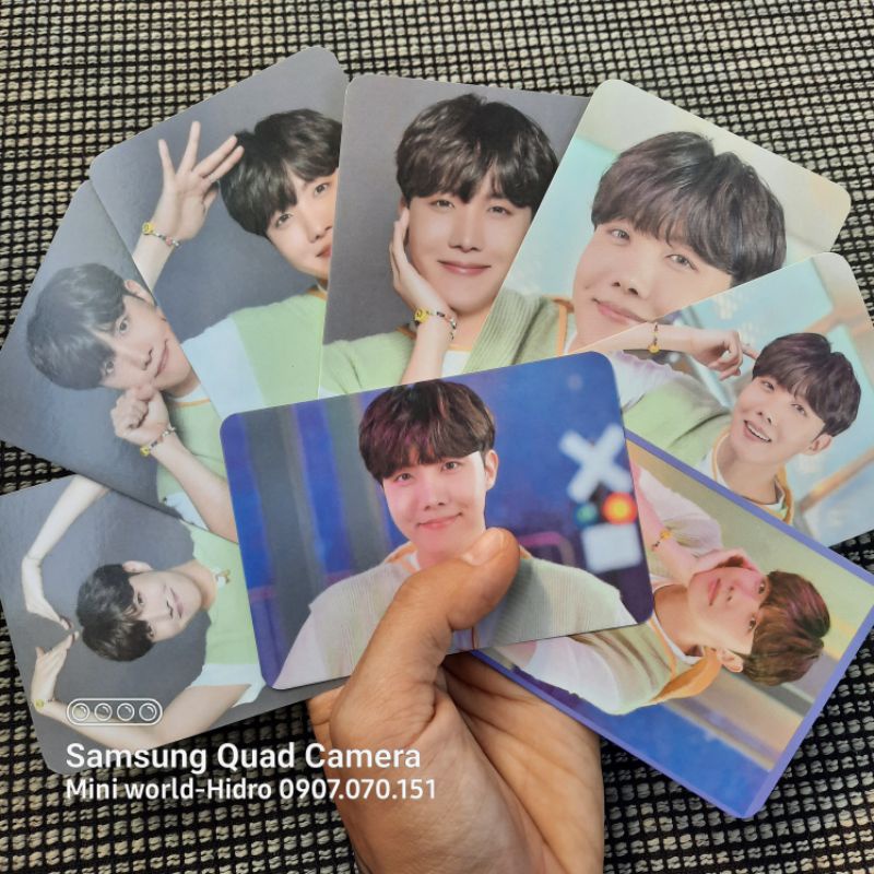 Bộ 8 thẻ ảnh HD BTS 2022 J Hope