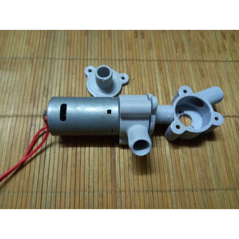 Bộ kít nhựa máy bơm nước motor 380 in 3d kèm ốc