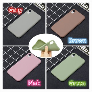 For Samsung   A20e A20 A30 A40  Solid Color Matte Soft case