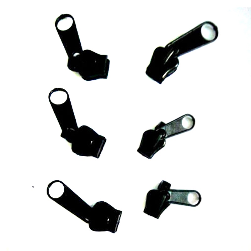 Set 6 Đầu Khóa Kéo Màu Đen Dùng Để Sửa Chữa Quần Áo / Jean