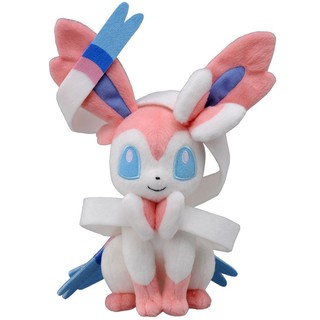 Kids Anime Pocket Monster Sylveon Stuffed Doll Pokemon White Plush Toys