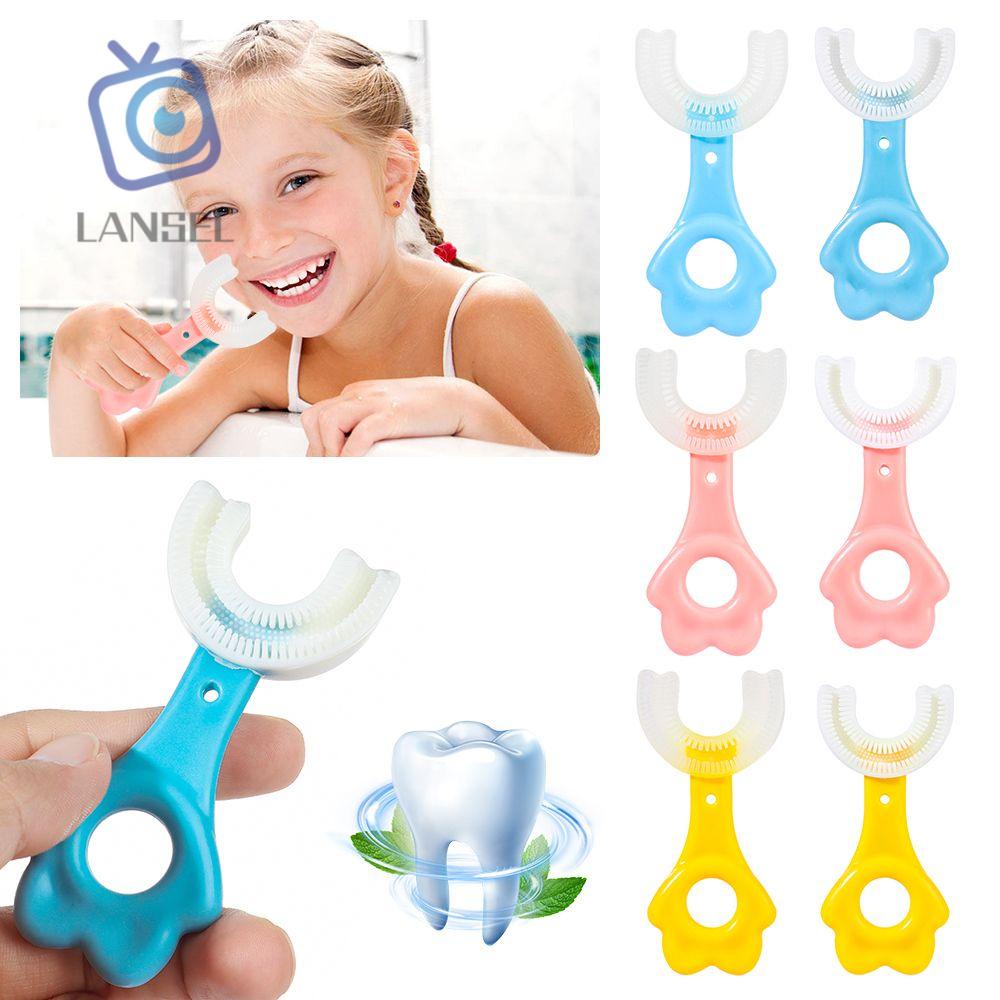 Bàn Chải Vệ Sinh Răng Miệng Hình Chữ U Cho Bé 6-12 Tuổi