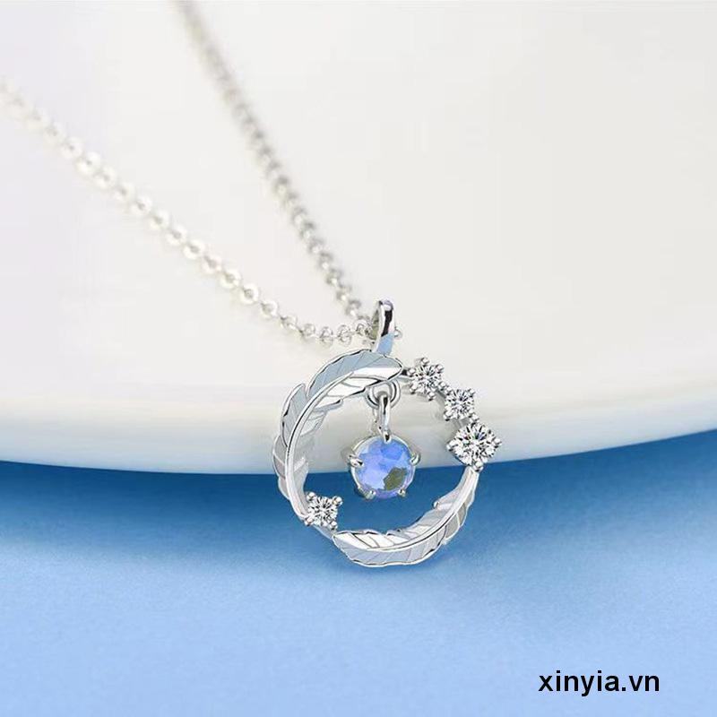 Vòng cổ Mặt Lông Vũ Nhẹ Nhàng Đơn Giản Hợp Thời Trang Sang Trọng Cho Nữ