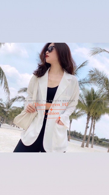 Áo blazer nữ dáng rộng nhiều màu chất đẹp