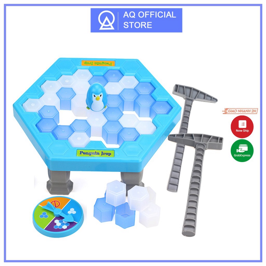 Bộ đồ chơi đập phá ô băng ⚡️𝐌𝐈𝐄̂̃𝐍 𝐏𝐇𝐈́ 𝐒𝐇𝐈𝐏⚡️ Hot Trend, Bẫy chim cánh cụt, an toàn, đồ chơi cho