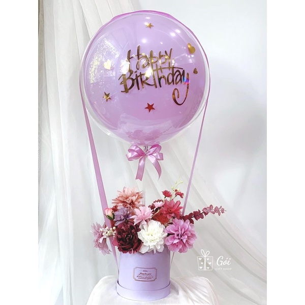 Lẵng hoa bóng quà tặng