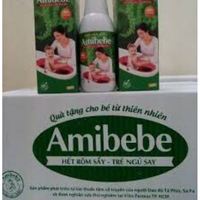 Nước tắm thảo dược JUSTBEBE/Amibebe 250ml