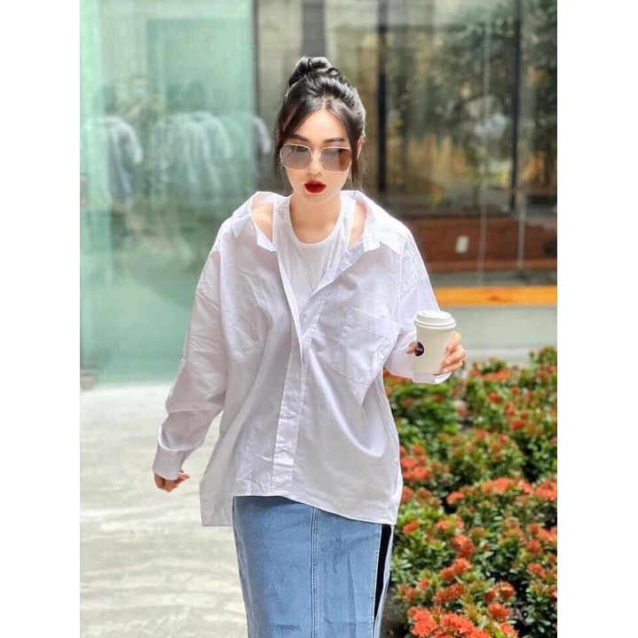 Combo Sét Áo sơ mi 2 món phong thụng sâu ciu hot 2022. | BigBuy360 - bigbuy360.vn