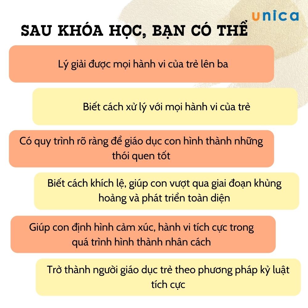 Khóa học Đồng hành cùng con giai đoạn khủng hoảng tuổi lên 3 , GV Nguyễn Thị Anh Thư UNICA.VN]